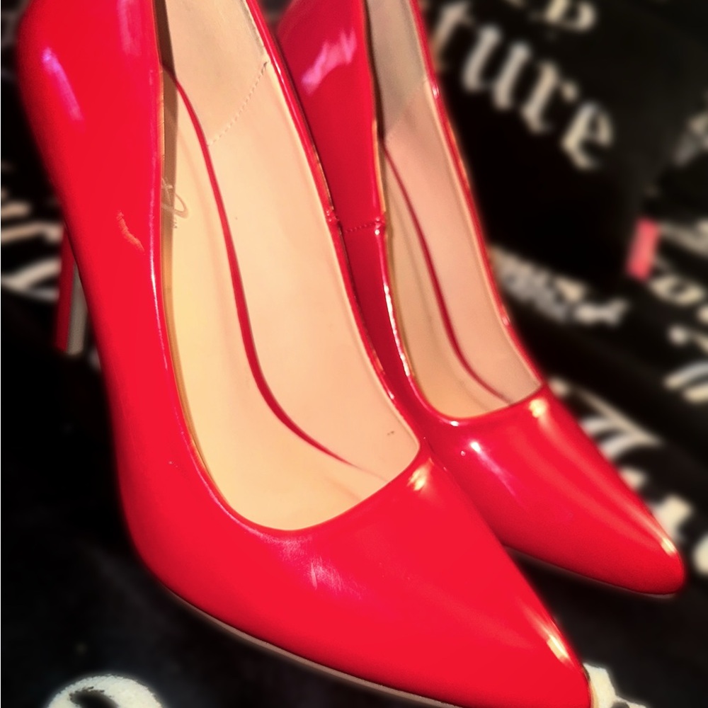 Elegant Red Women's Heels